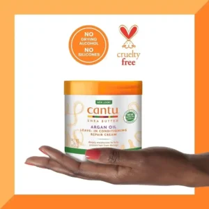 نرم کننده عمیق سه کاره بعد و داخل حمام آرگان کنتو CANTU ARGAN OIL LEAVE-IN CONDITIONING REPAIR CREAM