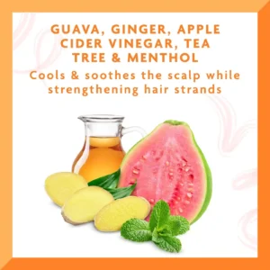 شامپو ضد شوره گوآوا کنتو CANTU ANTI-DANDRUFF GUAVA & GINGER SHAMPOO
