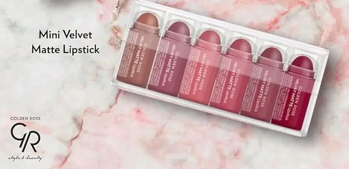 رژ لب مینی ۶ تایی گلدن رز