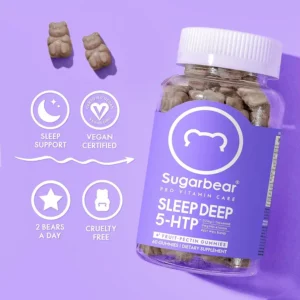 پاستیل خواب شوگر بیر SUGARBEAR SLEEP DEEP 5-HTP