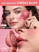 رژ لب و گونه فضایی شیگلم SHEGLAM LUNAR ORBIT BLUSH BALL - تصویر 2