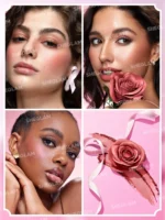 رژگونه گل رز شیگلم SHEGLAM PINK RIBBON ROSE BLUSH - تصویر 2