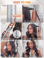 دستگاه فر کننده مو شیگلم مدل SHEGLAM HAIR CURLER - تصویر 4