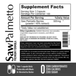 مکمل تقویت کننده مو SAWPALMETTO افترایو 1۰۰ عددی - تصویر 2