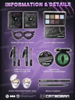 پک آرایشی کت وومن شیگلم SHEGLAM CAT WOMAN COLLECTION - Image 2