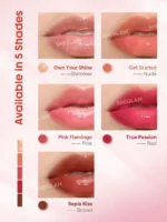 لیپ پلامپر آمپولی بوستر شیگلم مدل BOOSTER SHINE PLUMPING LIPGLOSS - تصویر 2